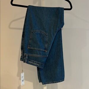 Favorite Daughter The Otto Deane Women’s Dark Blue Relaxed Jeans size 25